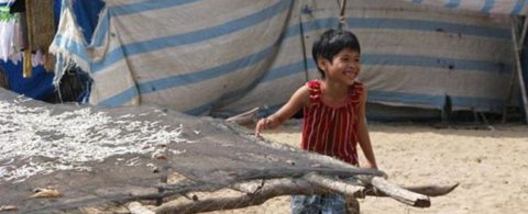 Juleaften i strandkanten i Phu Quoc