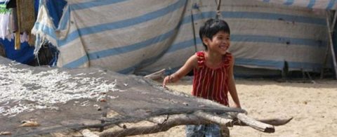 Juleaften i strandkanten i Phu Quoc