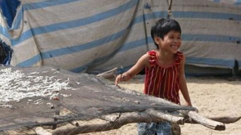 Juleaften i strandkanten i Phu Quoc