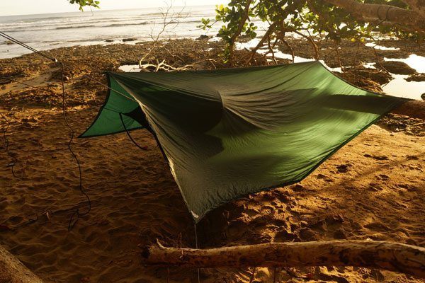 Da vi sov på stranden i Puerto Viejo, Costa Rica ©Backpackerne